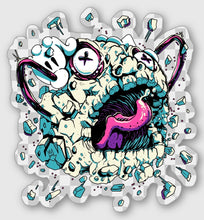 Load image into Gallery viewer, Exploding Moon Man Sticker
